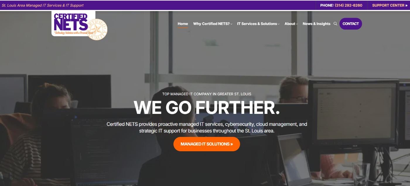 Certified NETS managed IT for law firms in St. Louis homepage