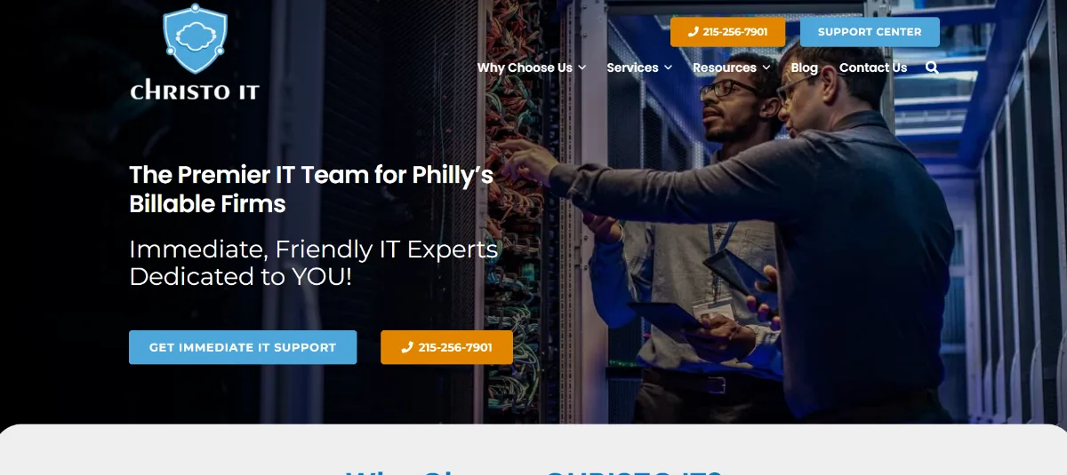 Christo IT financial advisors managed IT services Lansdale PA — homepage