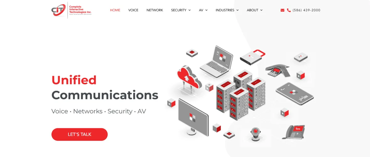 Complete Interactive Technologies homepage — Michigan unified communications and legal IT provider