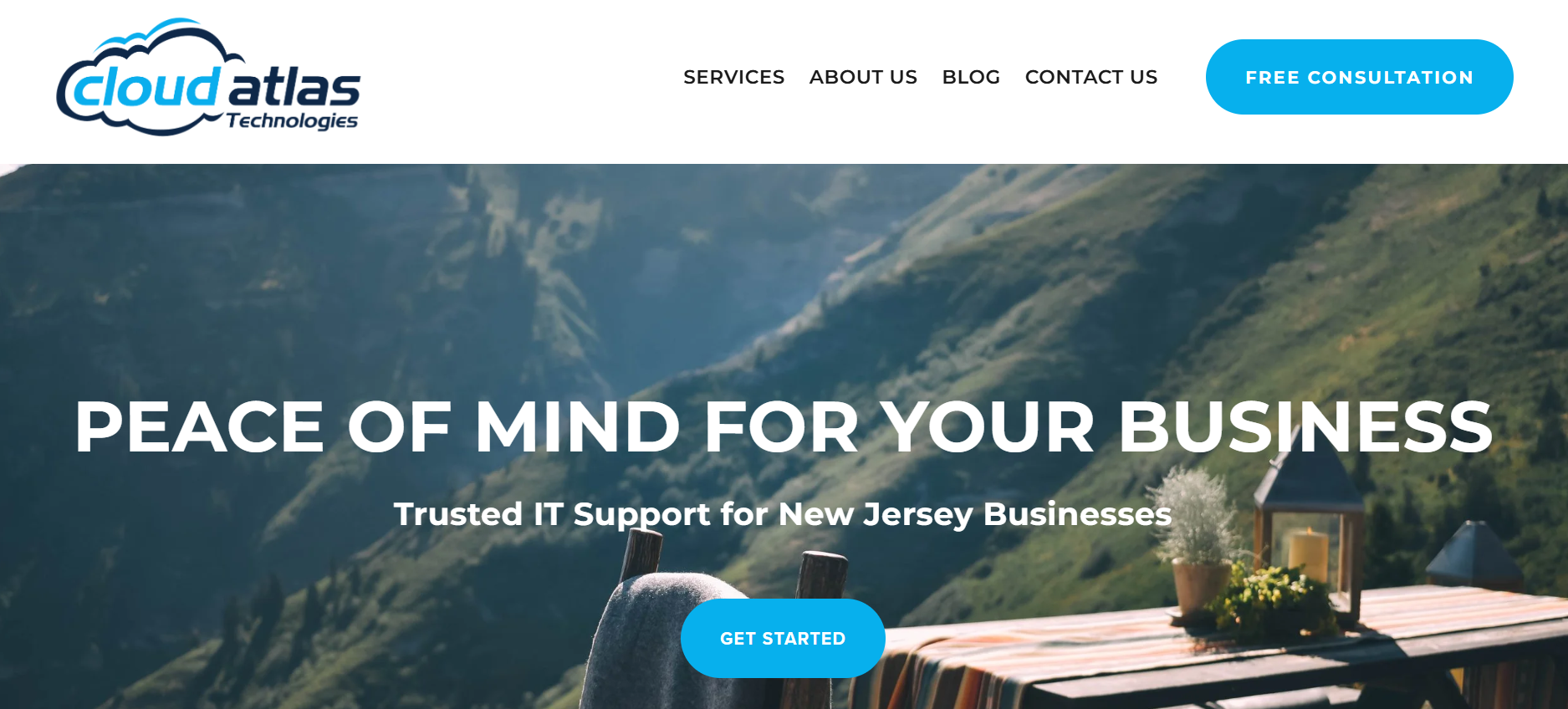 Cloud Atlas Technologies managed IT services in Trenton, NJ — homepage