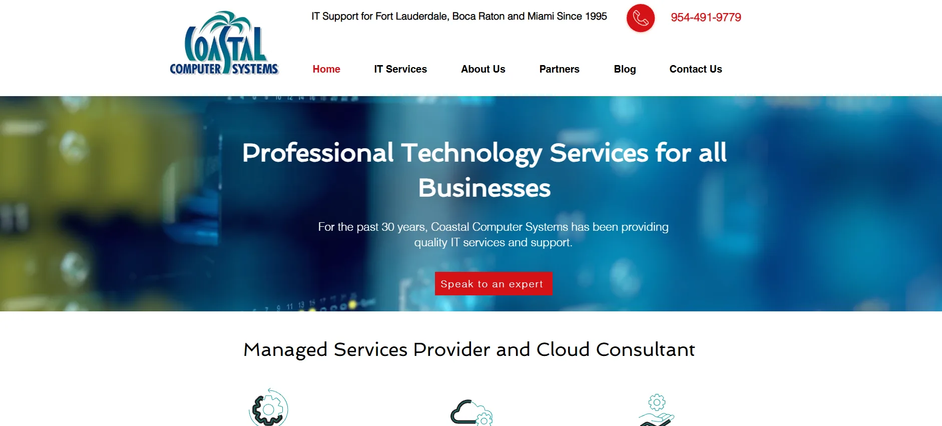 Coastal Computer Systems Fort Lauderdale managed IT — homepage