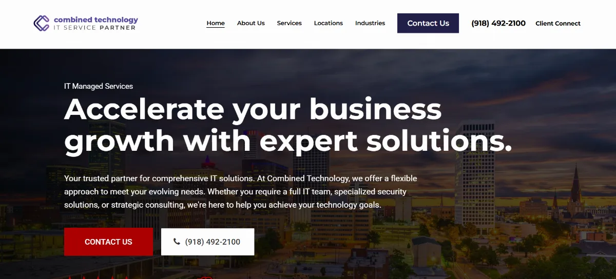 Combined Technology Tulsa oil and gas IT services — homepage