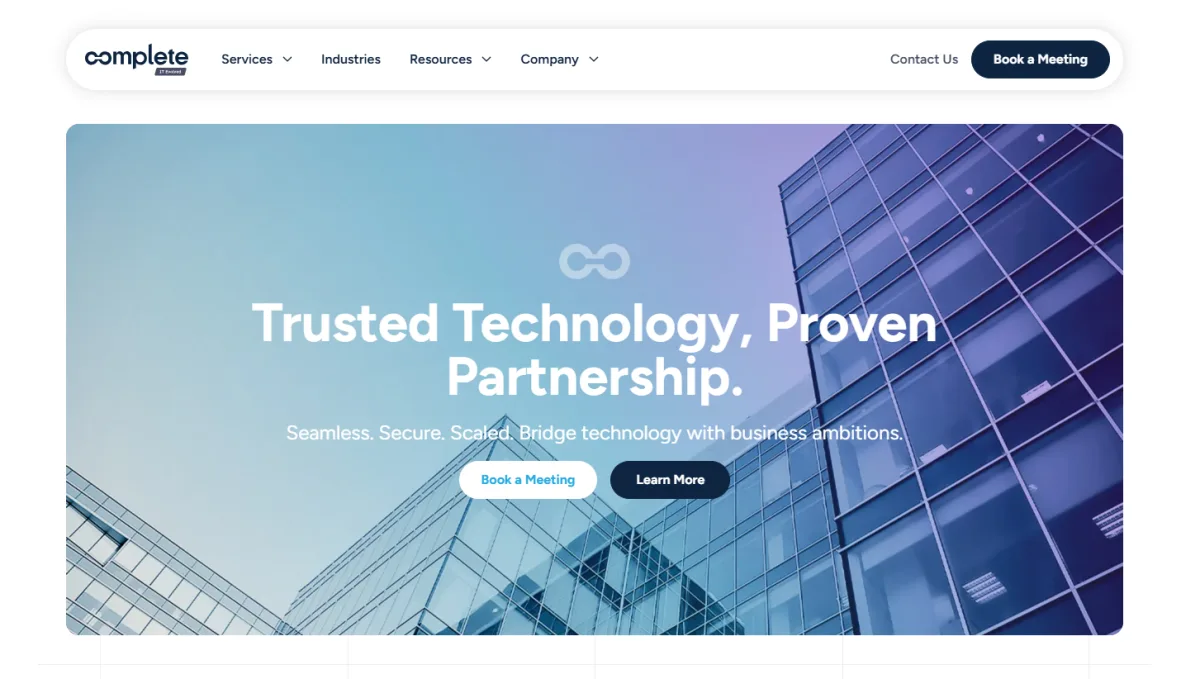 Complete: IT Evolved managed IT services for professional services Savannah, GA — homepage