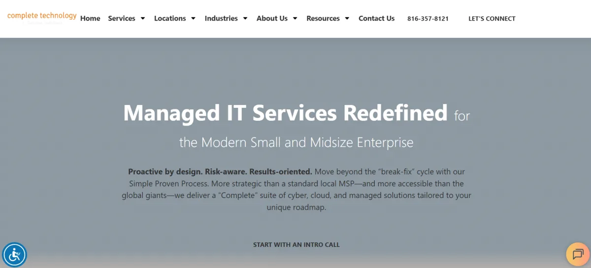 Complete Technology Services Kansas City MSP homepage