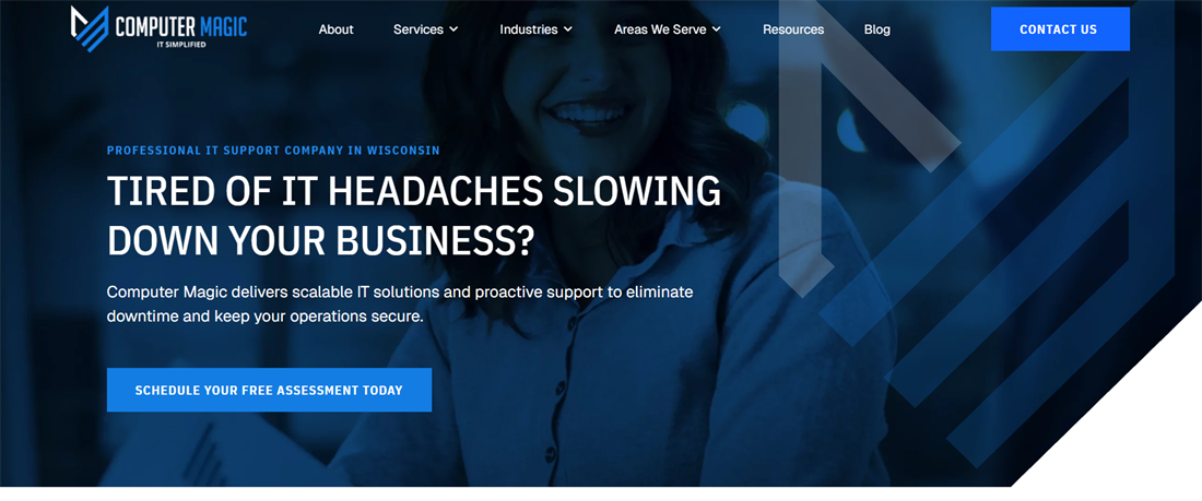 Computer Magic, Inc. managed IT services in Madison, WI — homepage