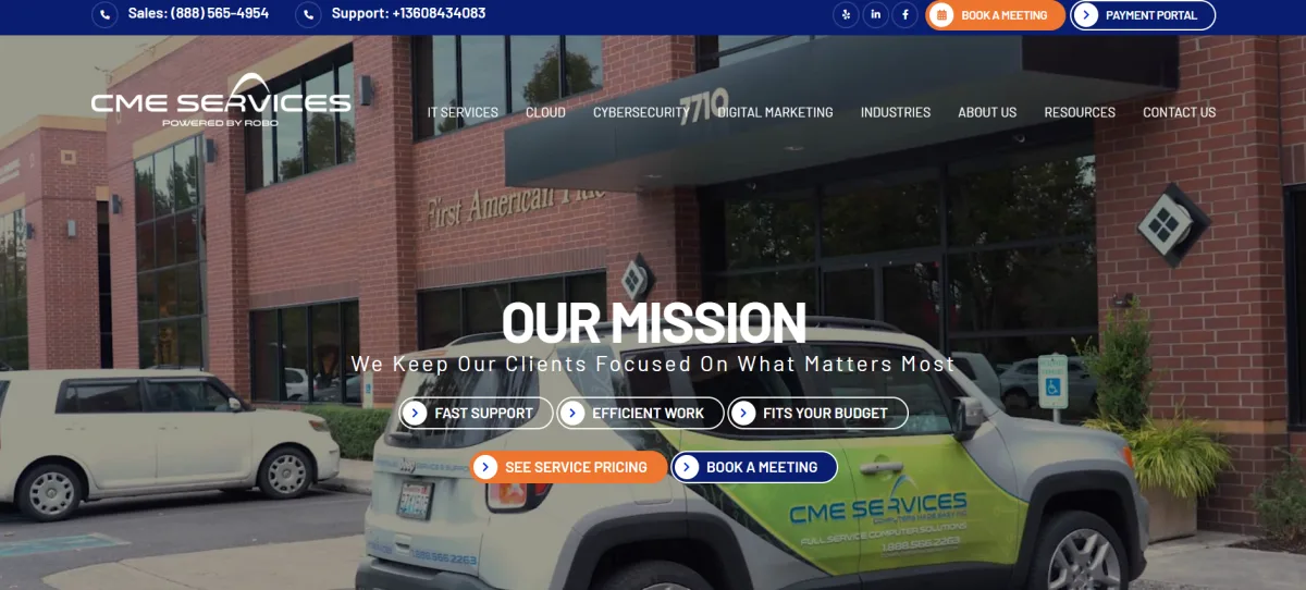 Computers Made Easy managed IT Portland healthcare homepage