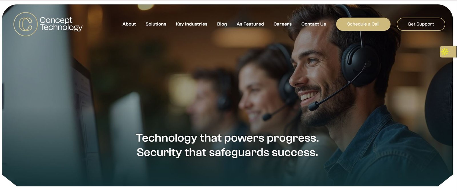 Concept Technology managed IT services for manufacturing in Nashville TN homepage screenshot