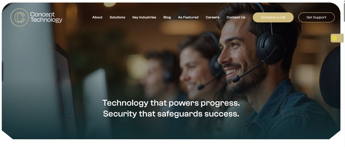 Concept Technology Nashville managed IT services homepage