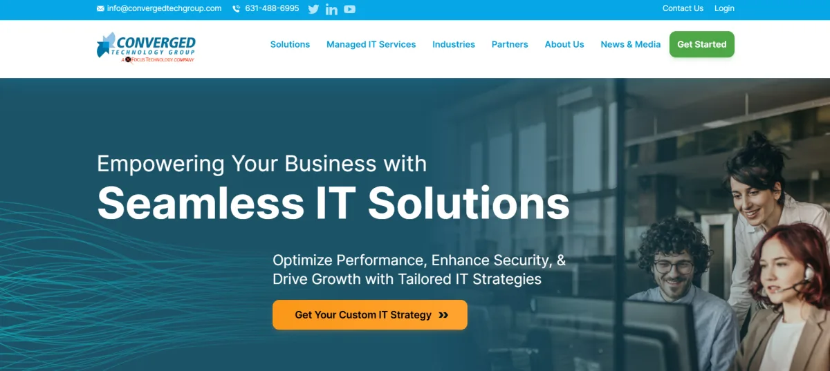 Converged Technology Group media and entertainment IT services Long Island NYC &mdash; homepage