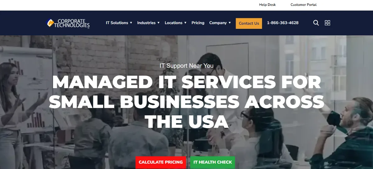 Corporate Technologies Tulsa managed IT services — homepage