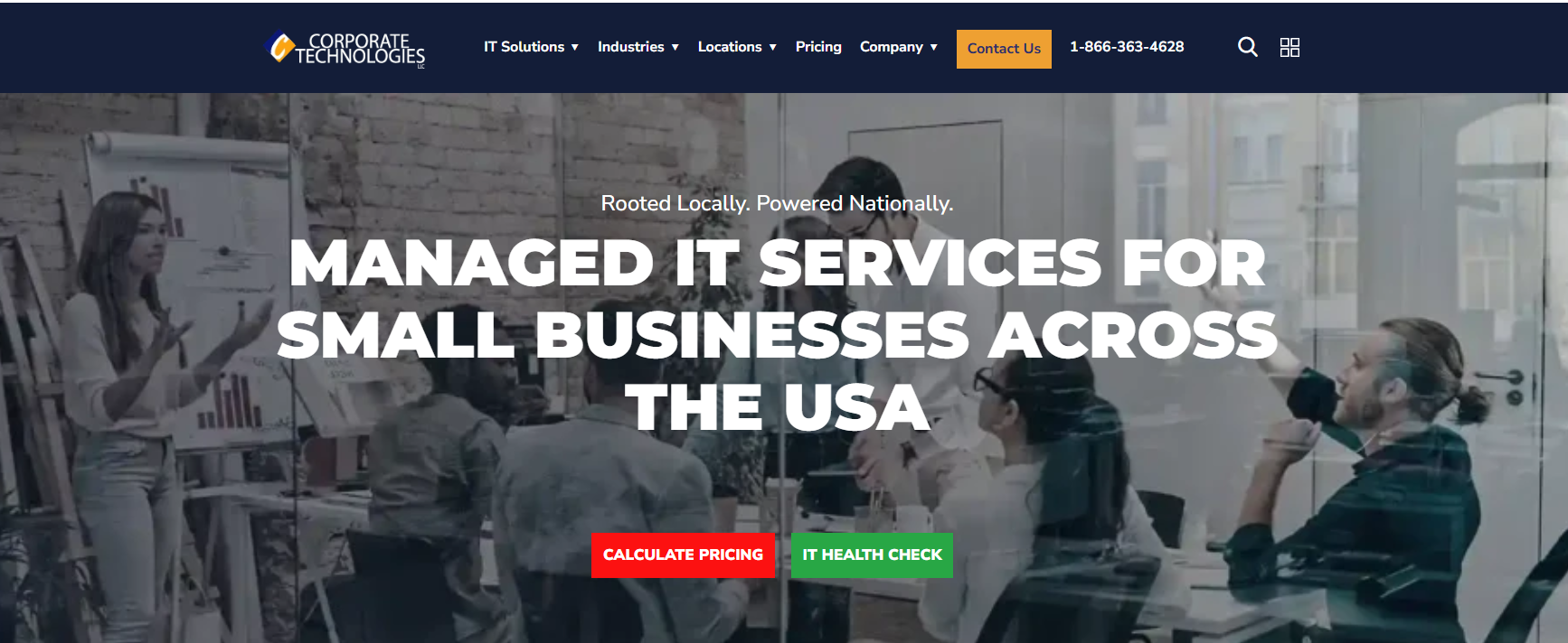Corporate Technologies managed IT services in Des Moines IA — homepage