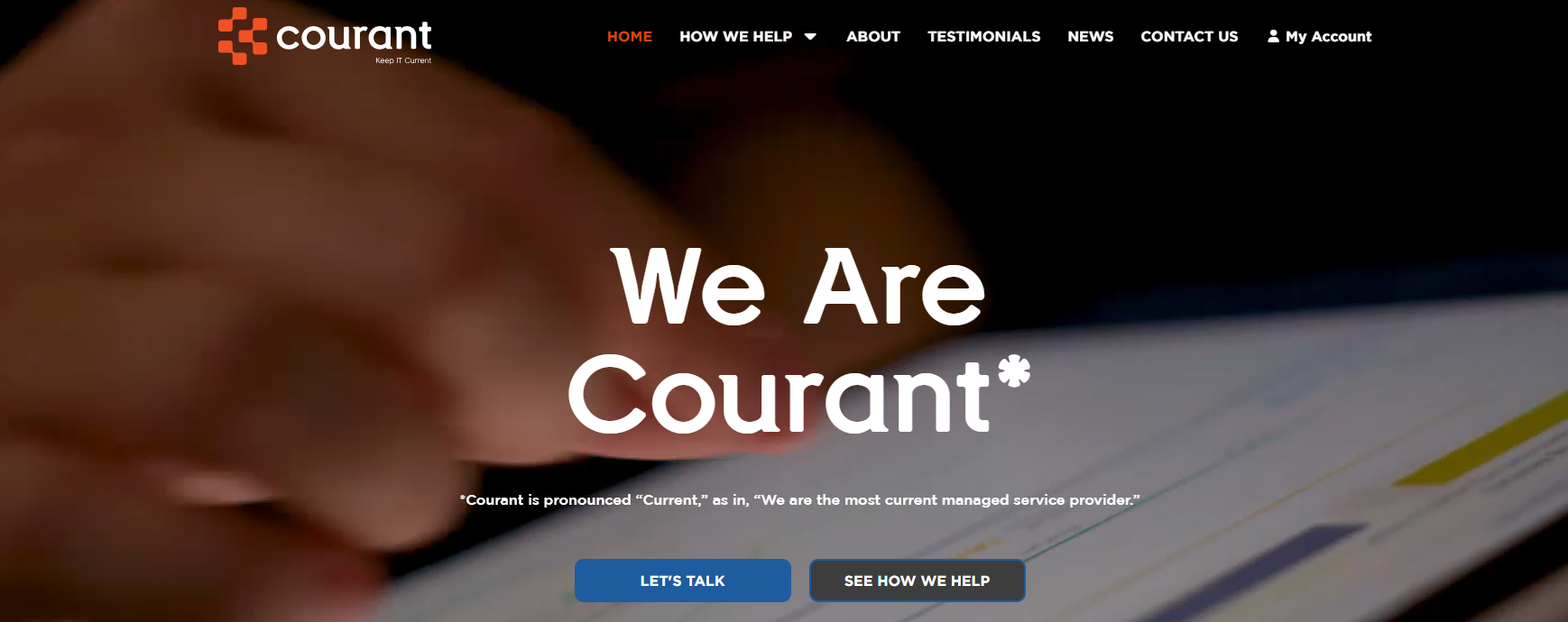 Courant managed IT services New Orleans Louisiana — homepage