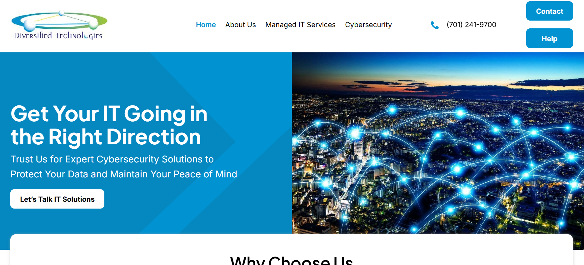 Diversified Technologies banking IT compliance Fargo ND &mdash; homepage