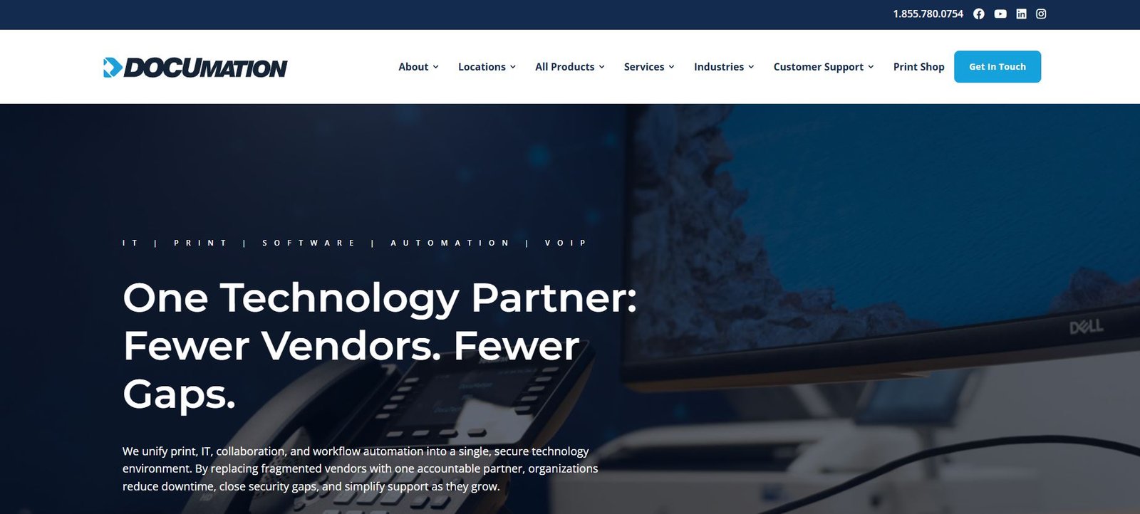 DOCUmation managed IT and legal technology services in San Antonio homepage