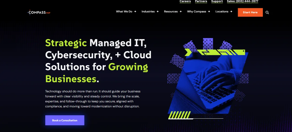 CompassMSP compliance IT services Denver — homepage