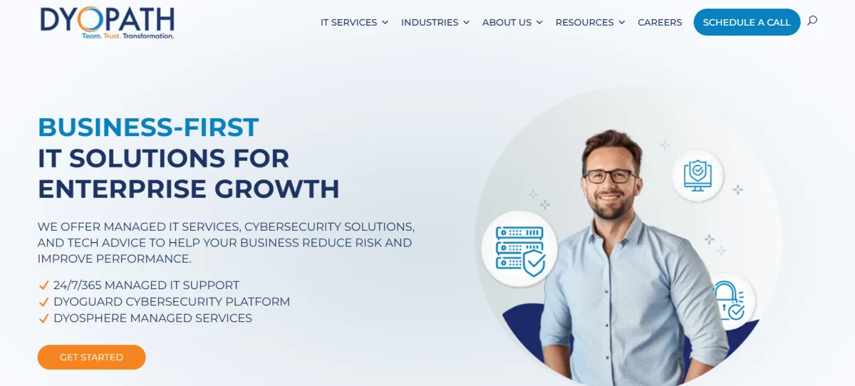 DYOPATH energy vertical managed IT in Houston - homepage