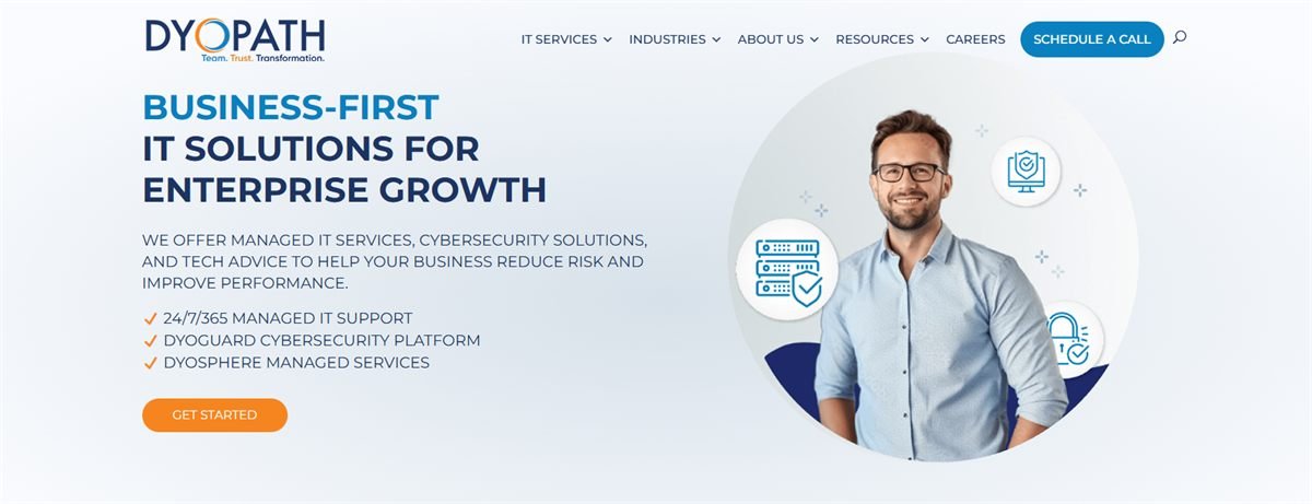 DYOPATH managed IT services homepage screenshot