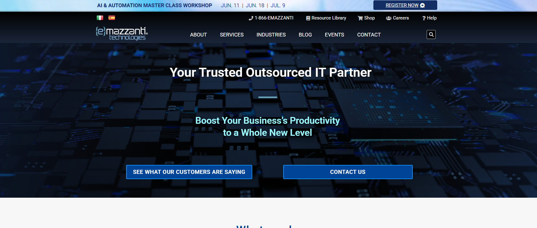 eMazzanti Technologies managed IT services Newark NJ &mdash; homepage