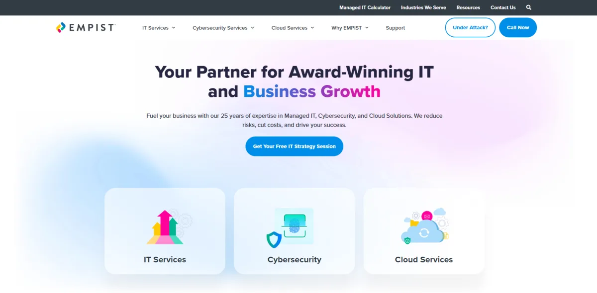 EMPIST managed IT and digital services for Chicago professional services firms — homepage