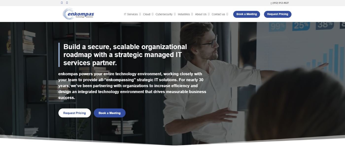 enkompas Technology Solutions healthcare managed IT in Sewickley Pittsburgh homepage