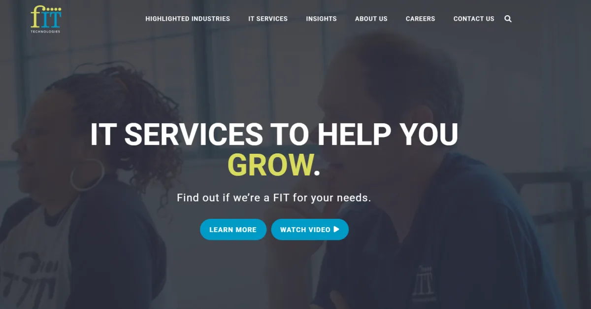 FIT Technologies managed IT for Cleveland financial services homepage