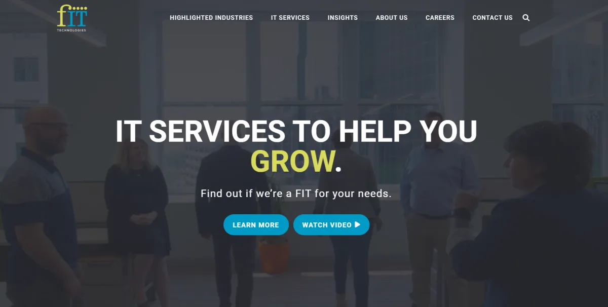FIT Technologies healthcare IT services in Cleveland homepage