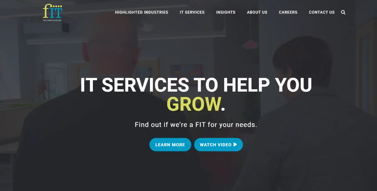 FIT Technologies managed IT services for Cleveland manufacturers — homepage