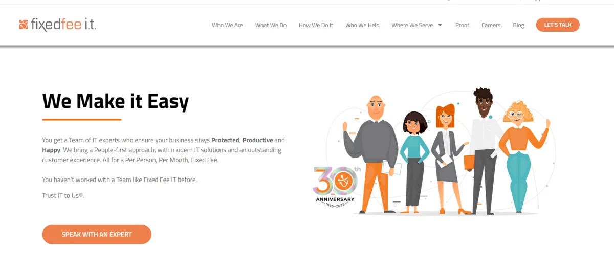 Fixed Fee IT managed services for law firms and accounting in Portland, homepage