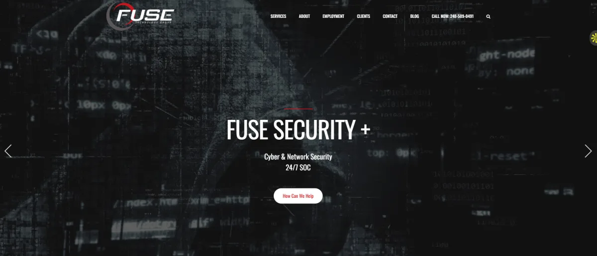 Fuse Technology Group Metro Detroit managed IT and cyber security homepage