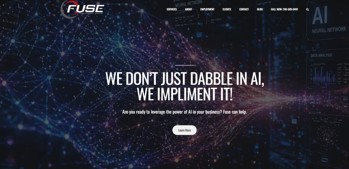 Fuse Technology Group managed IT Ferndale Michigan — homepage
