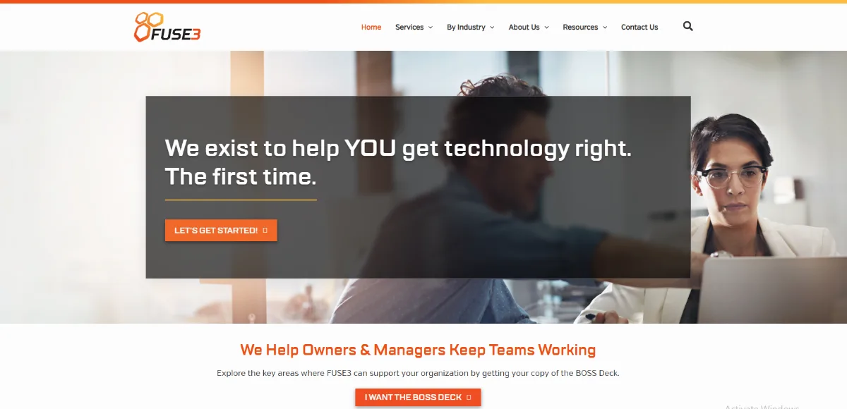 FUSE3 managed IT services in the Sacramento metro — homepage