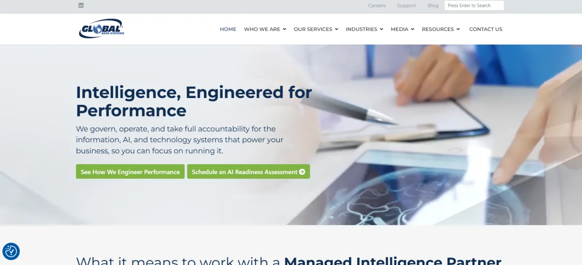 Global Data Systems oil and gas managed IT in Houston - homepage