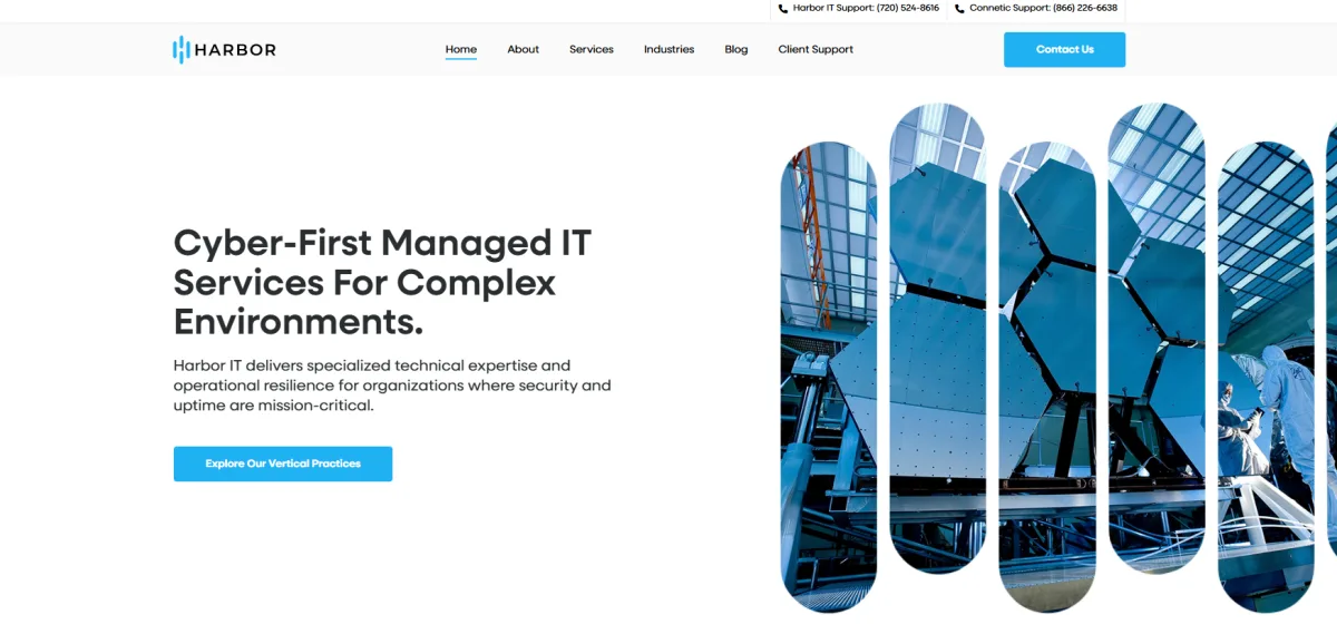 Harbor IT formerly ZAG Technical Services agribusiness managed IT homepage