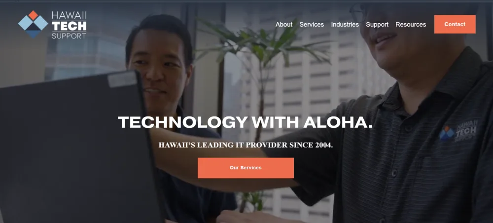 Hawaii Tech Support SMB managed IT Honolulu - homepage