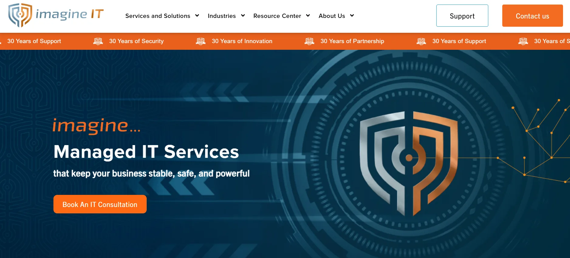 Imagine IT managed services and PCI-DSS Bloomington Minnesota homepage
