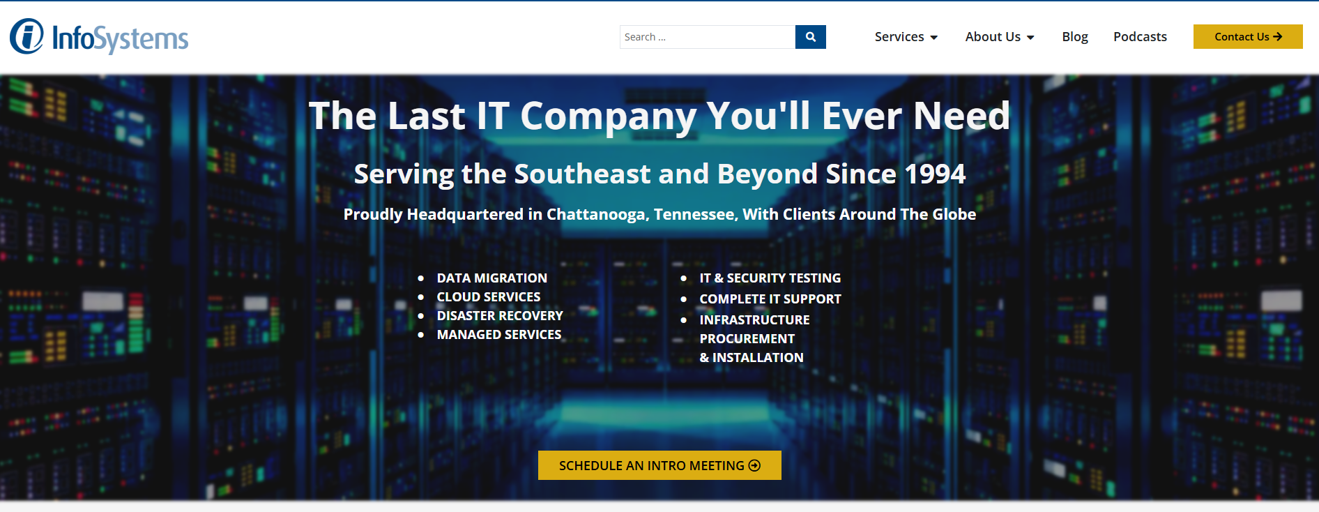 InfoSystems Inc IT services Chattanooga TN — homepage