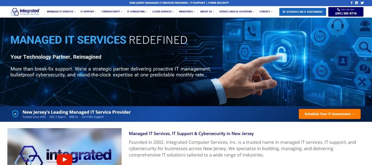 Integrated Computer Services real estate agencies IT Orlando homepage