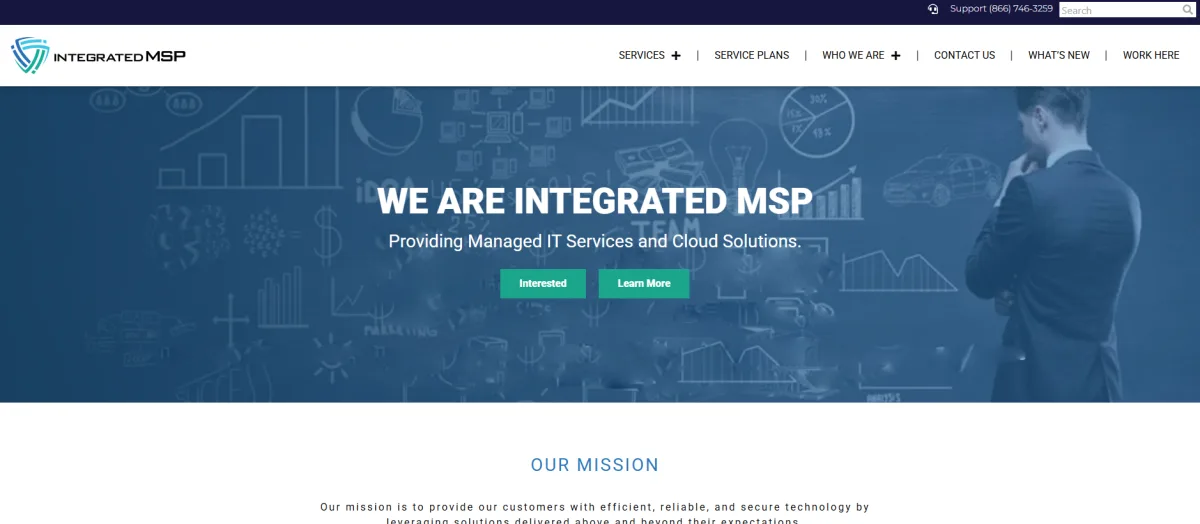 Integrated MSP managed IT services Omaha homepage