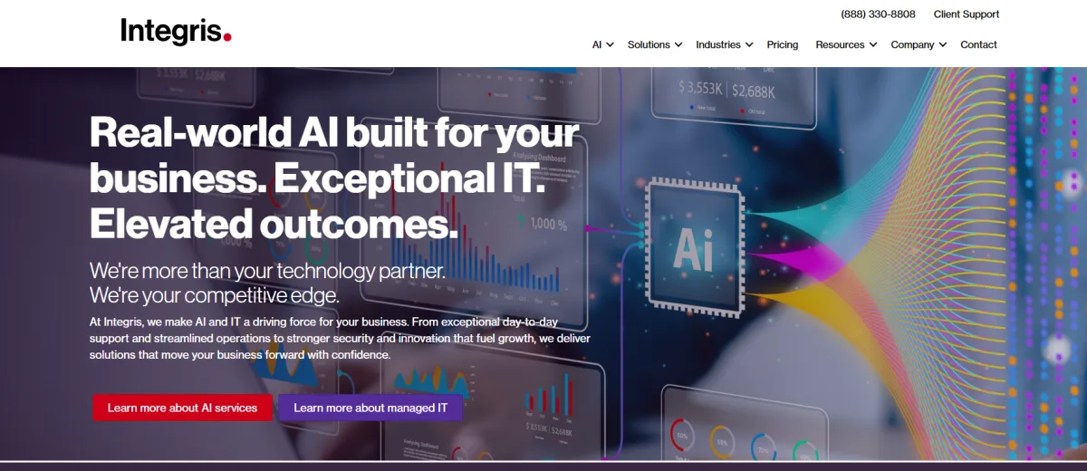 Integris managed IT for financial services in Denver - homepage
