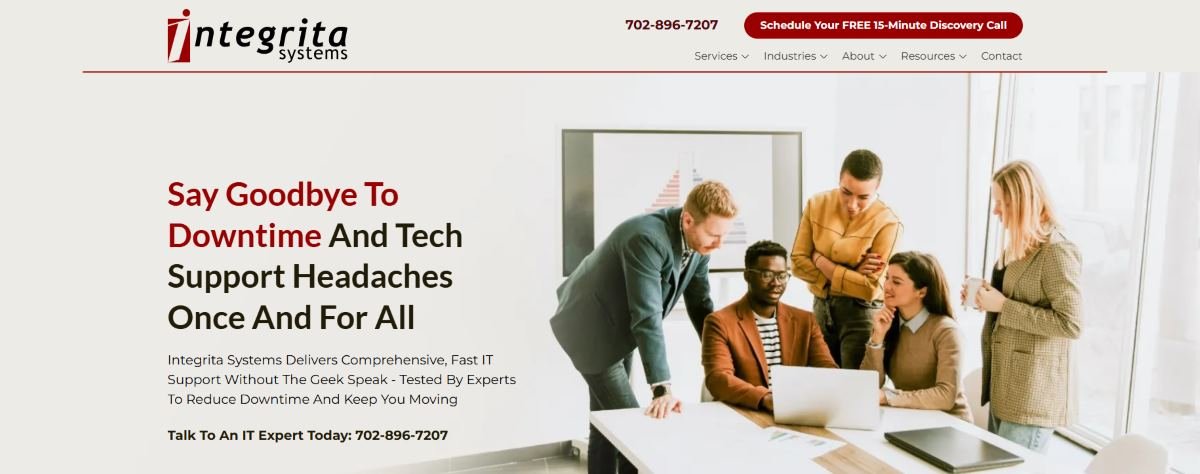 Integrita Systems CPA IT support in Las Vegas homepage