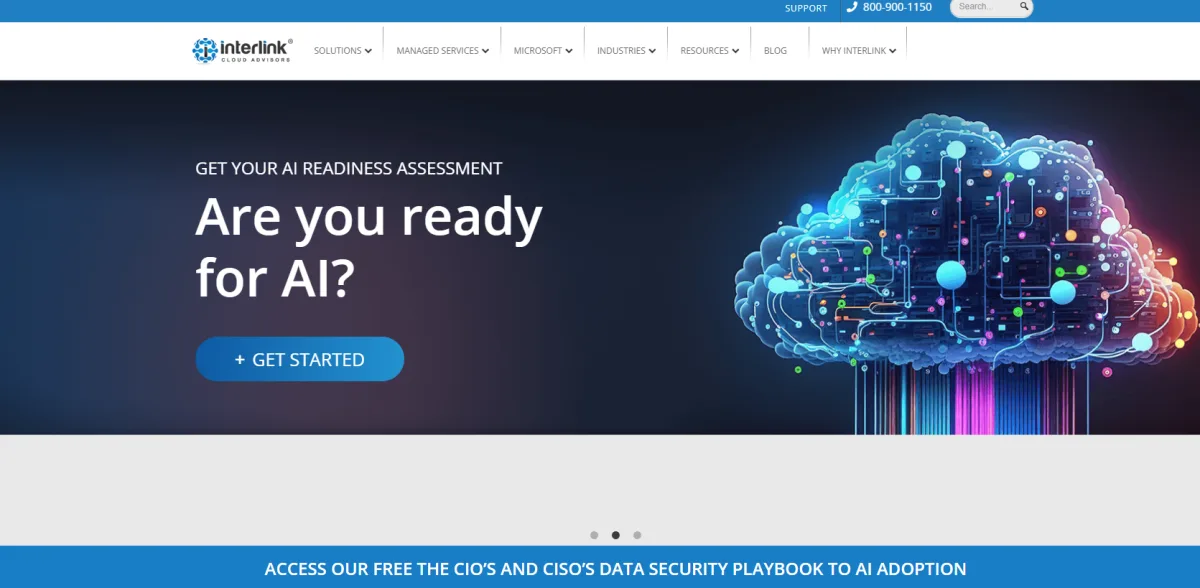 Interlink Cloud Advisors Mason Ohio Microsoft managed IT homepage