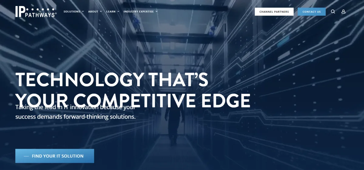 IP Pathways homepage managed IT Des Moines Iowa