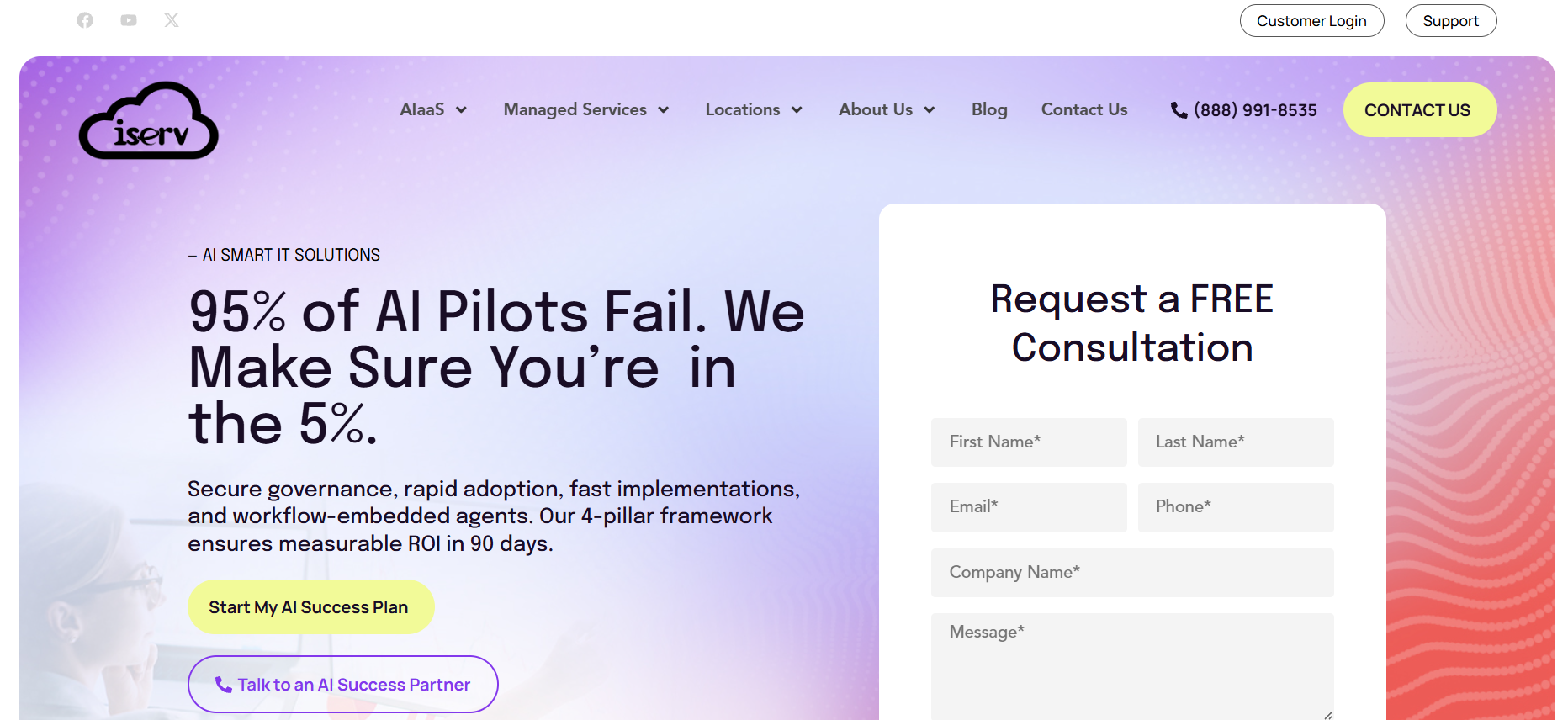 Iserv managed IT and data center services in Grand Rapids — homepage
