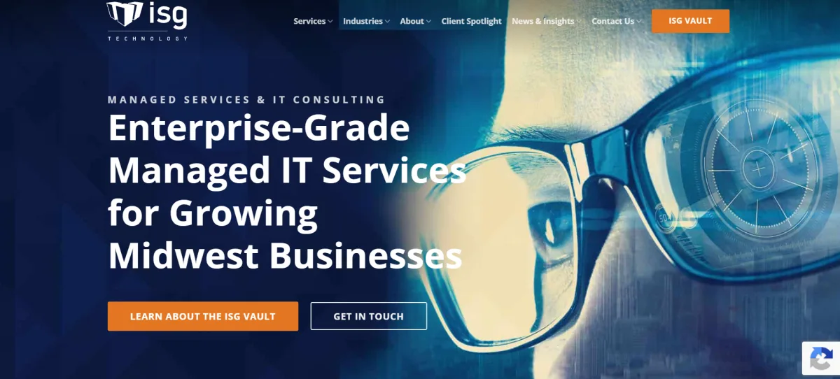 ISG Technology managed IT services Kansas City homepage