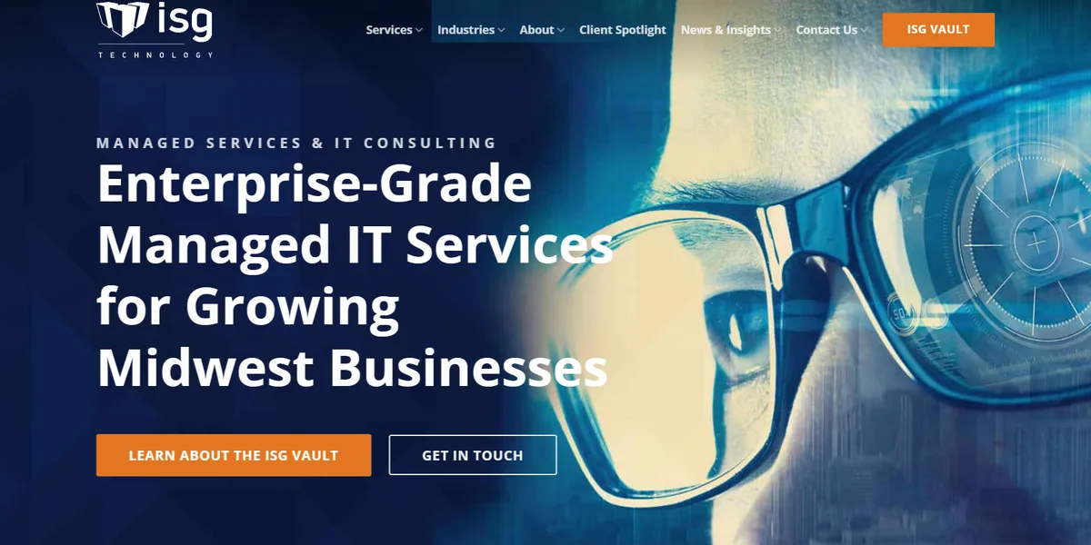 ISG Technology managed IT and data center services Oklahoma City homepage