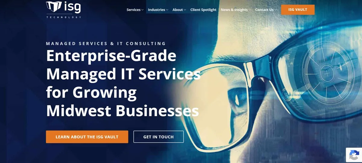 ISG Technology managed IT Kansas City homepage