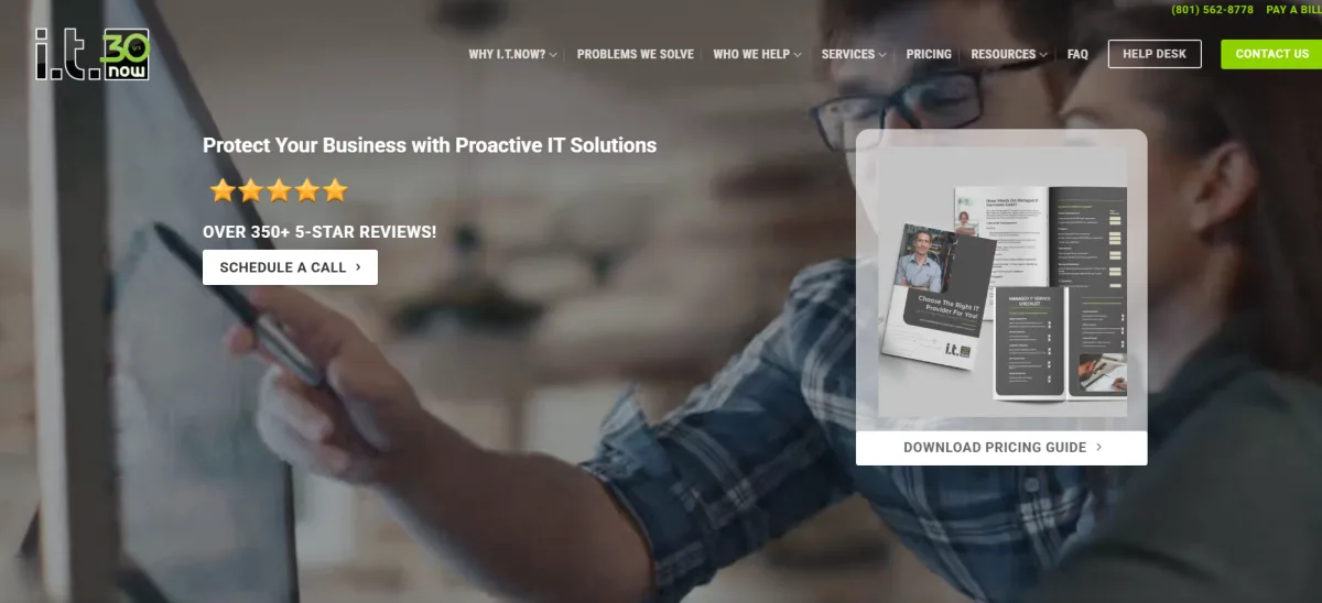 i.t.NOW managed IT for credit unions in Salt Lake City, Utah homepage