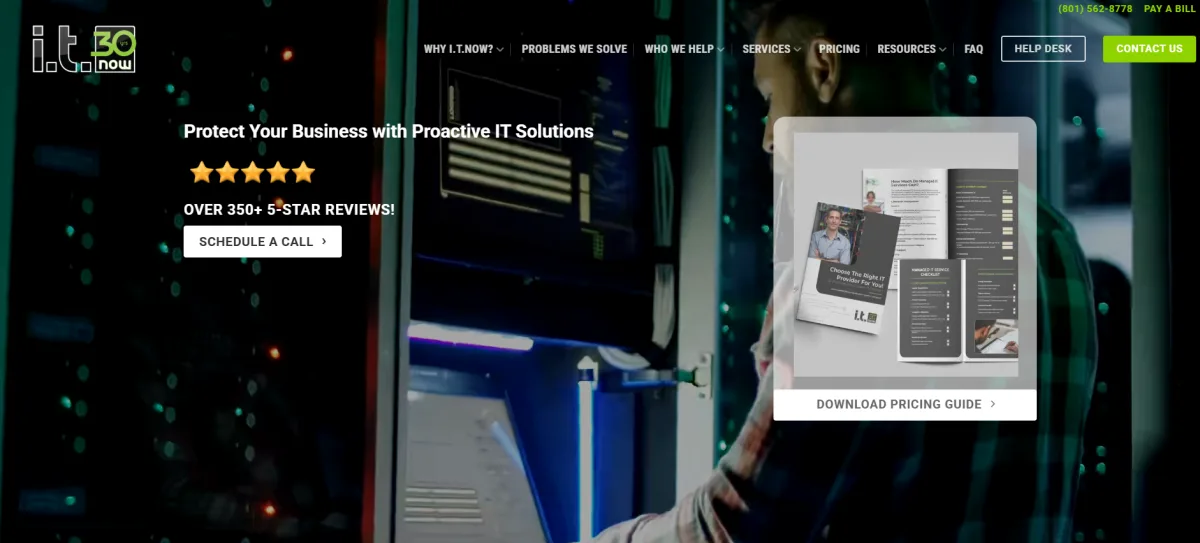 i.t.NOW healthcare IT Pleasant Grove Utah homepage screenshot