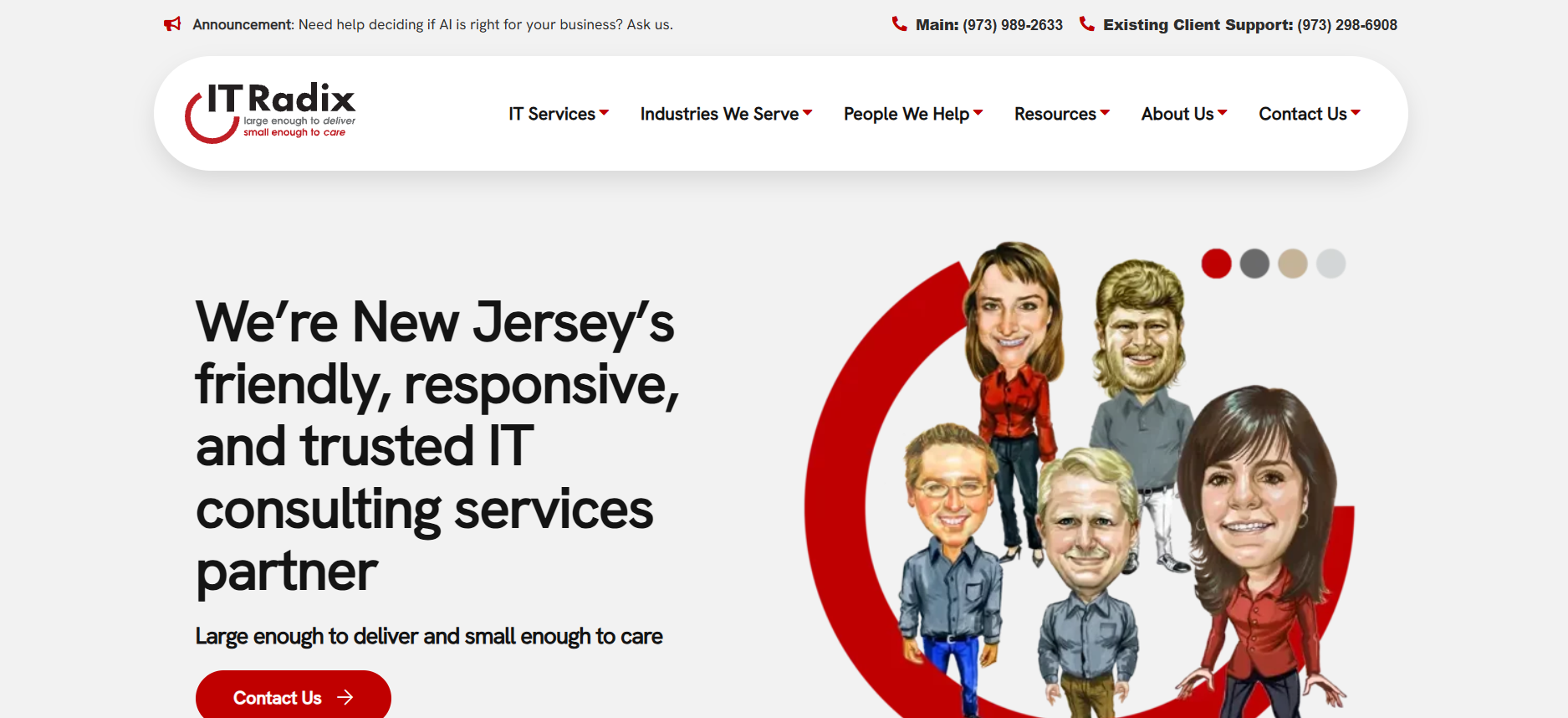 IT Radix managed IT services Newark NJ &mdash; homepage