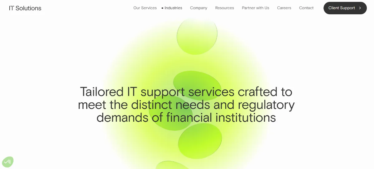 IT Solutions Consulting financial services MSP Fort Washington PA — homepage